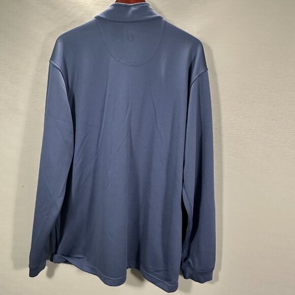 Bolle 1/4 Zip Shirt Mens XXL Blue Colorblock Long Sleeve Pullover Active - Picture 8 of 8
